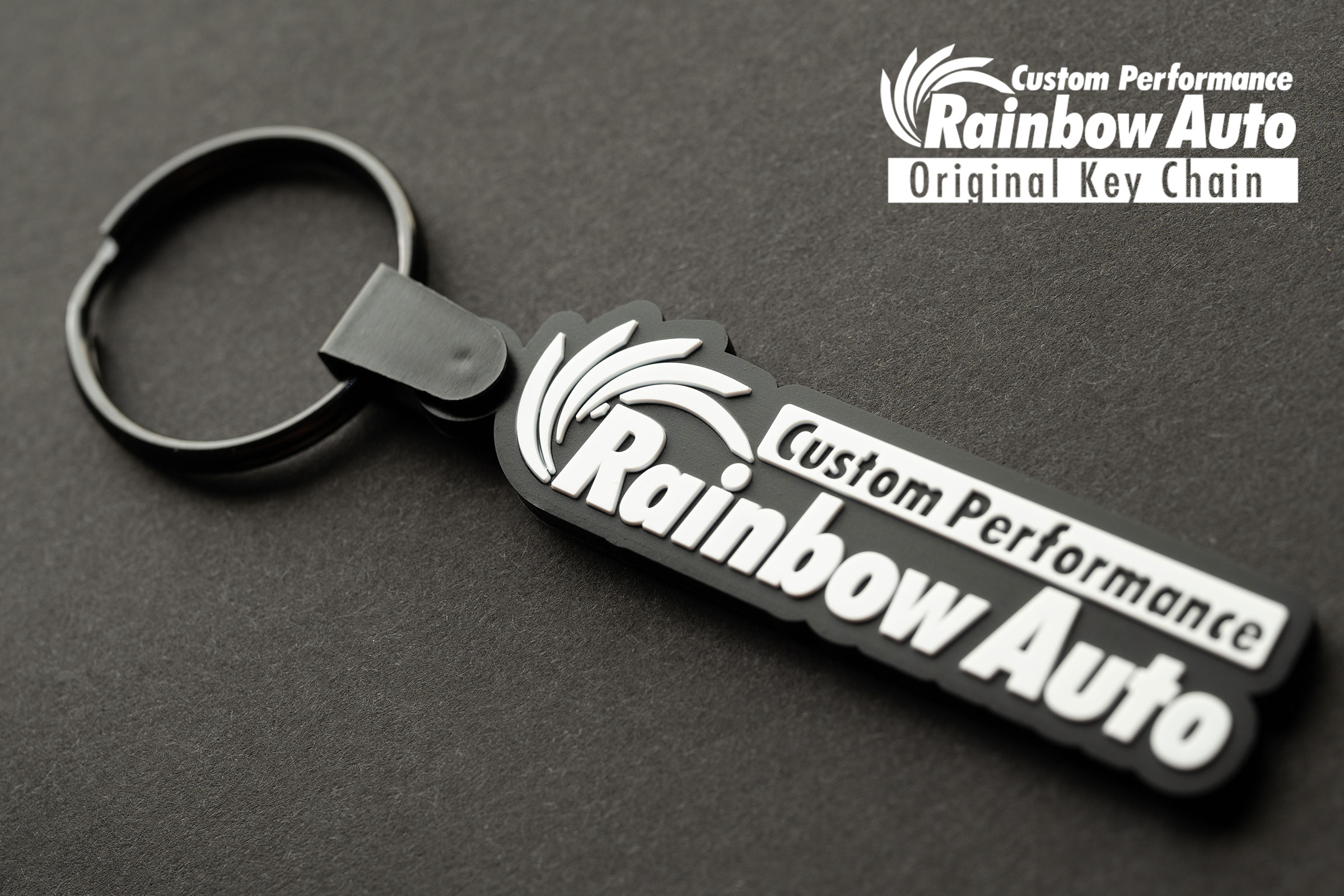 Rainbow Auto（レインボーオート）オリジナル　ラバーキーホルダー NEW